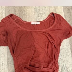 Truly Madly Deeply Rust Crop Top